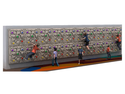 Large Baby Rock Climbing Wall for Nursery School PQ-015